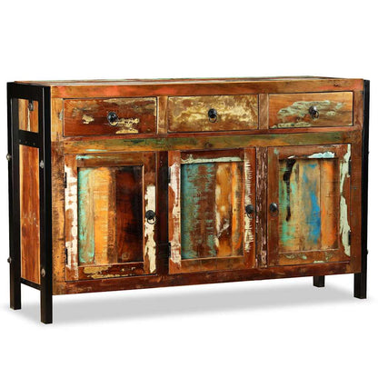 243984 vidaXL Sideboard Solid Reclaimed Wood 120x35x76 cm 4