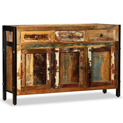 Sideboard 120x35x76 cm Solid reclaimed wood