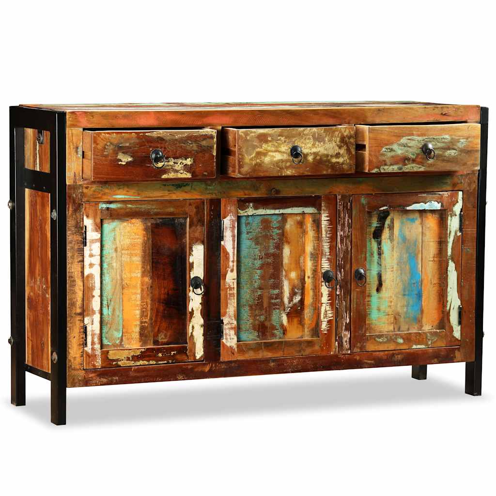 243984 vidaXL Sideboard Solid Reclaimed Wood 120x35x76 cm 6