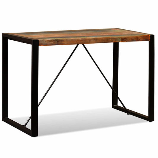 243998 vidaXL Dining Table Solid Reclaimed Wood 120 cm 2