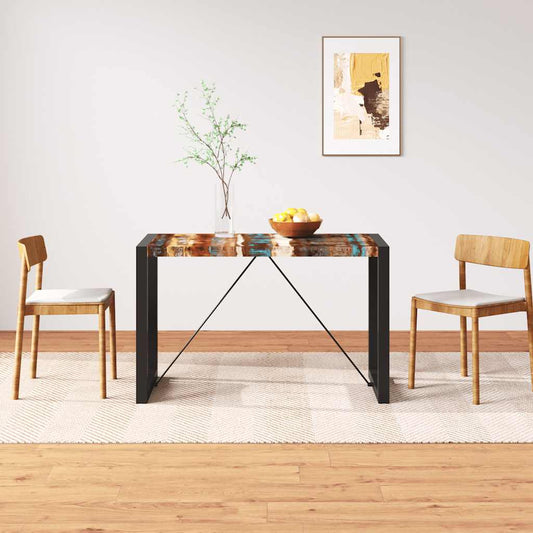 243998 vidaXL Dining Table Solid Reclaimed Wood 120 cm 1