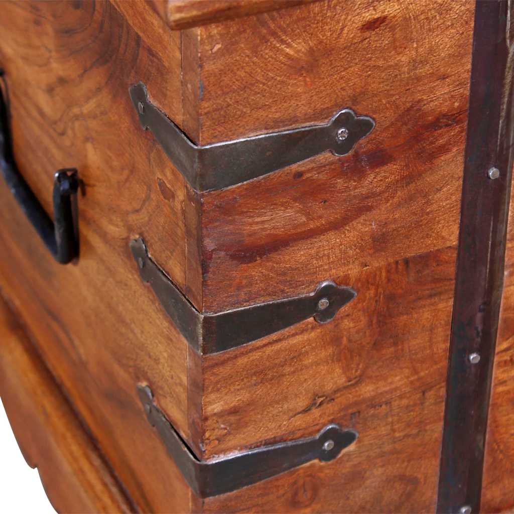 vidaXL Storage Chest Solid Wood 3