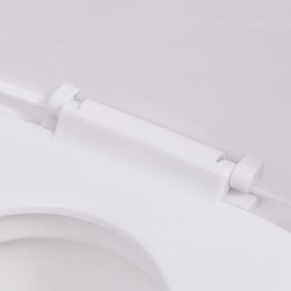 244270 vidaXL Wall Hung Toilet Ceramic White 6