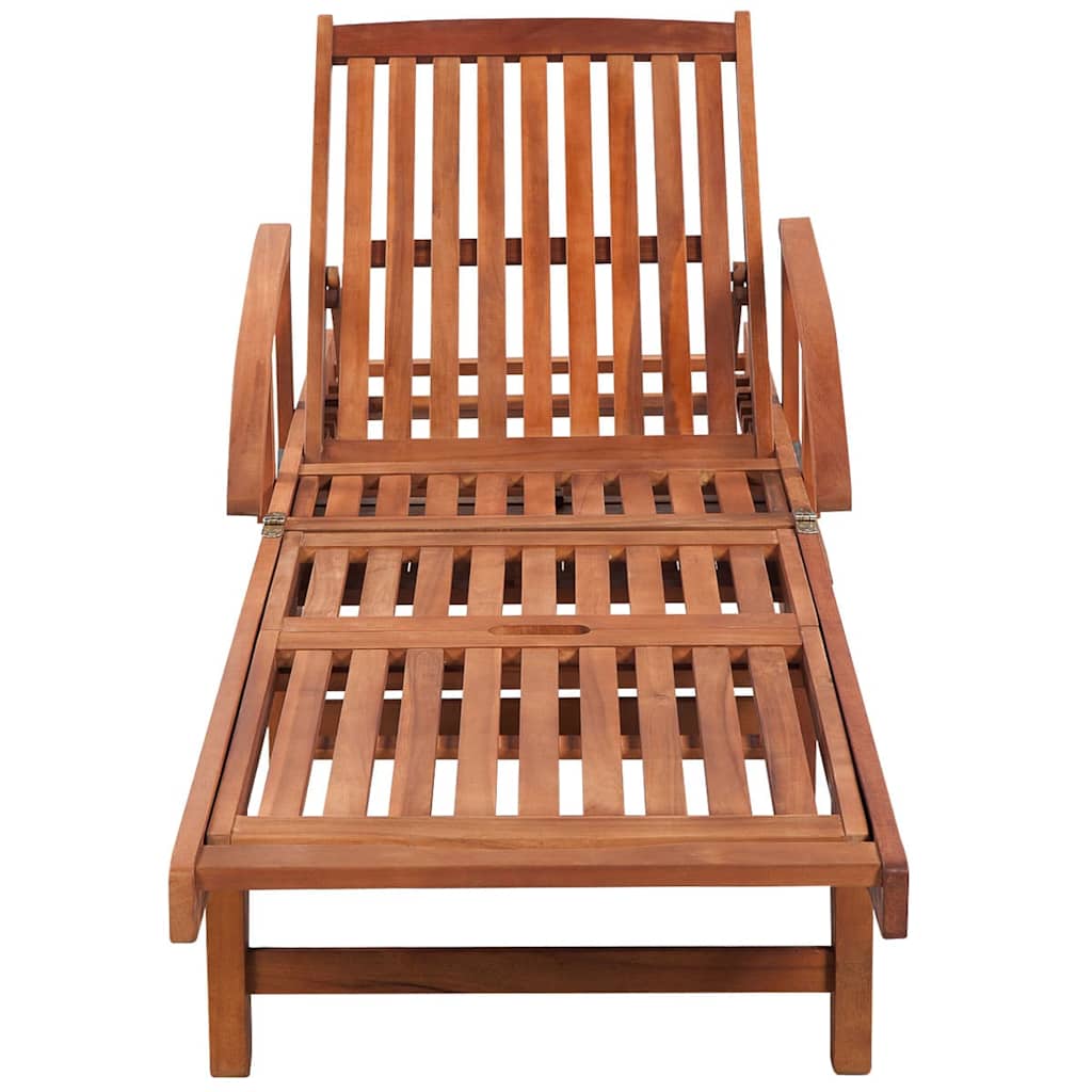 vidaXL Sun Loungers 2 pcs with Table Solid Acacia Wood 2