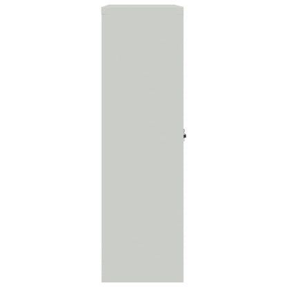 vidaXL Office Cabinet 90x40x140 cm Steel Grey 6