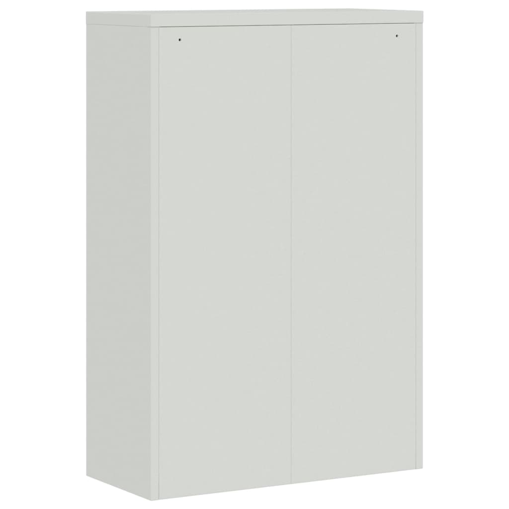 vidaXL Office Cabinet 90x40x140 cm Steel Grey 5
