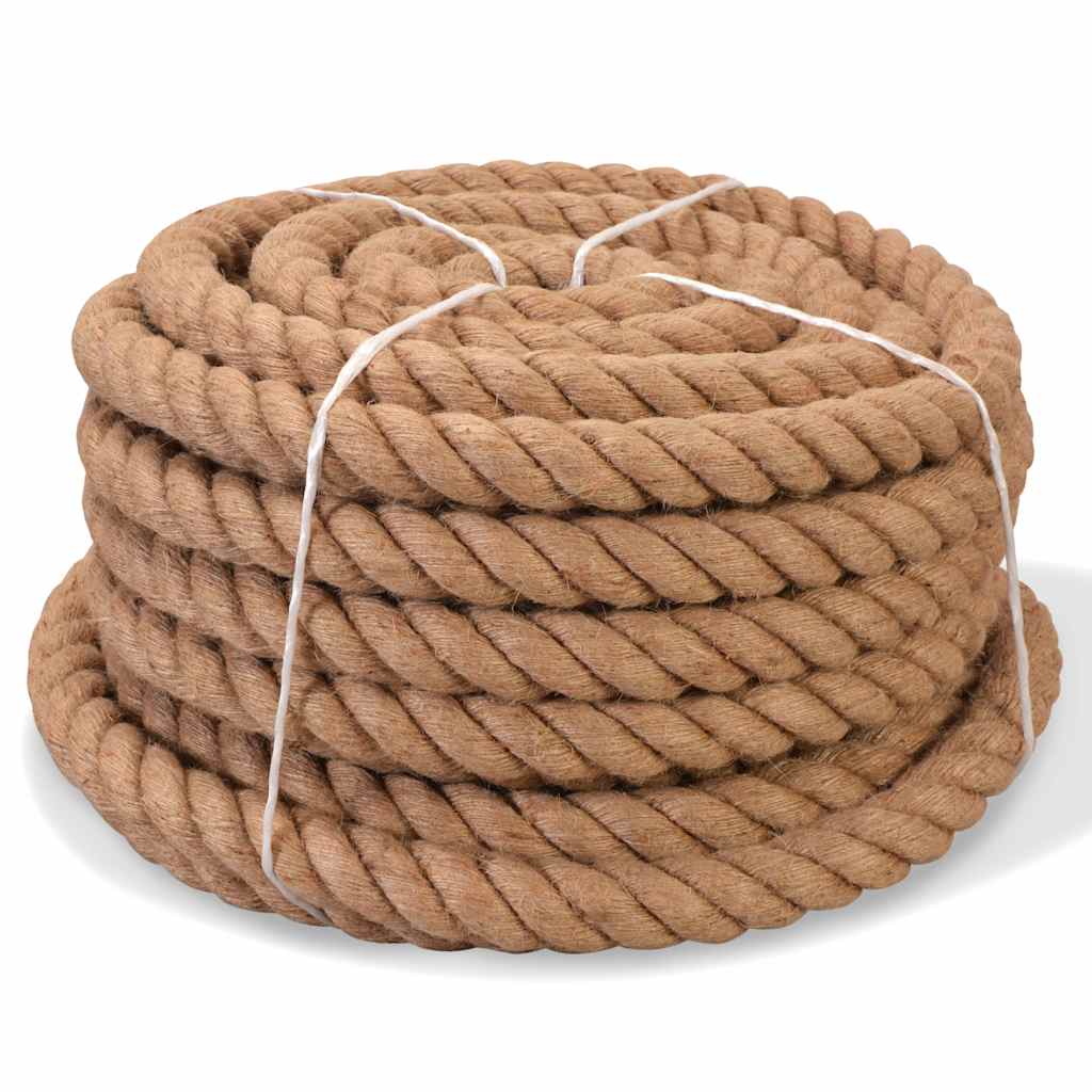91278 vidaXL Rope 100% Jute 40 mm 30 m 1