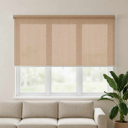 Outdoor Roller Blind 65(W)x140(H) Beige 200 cm
