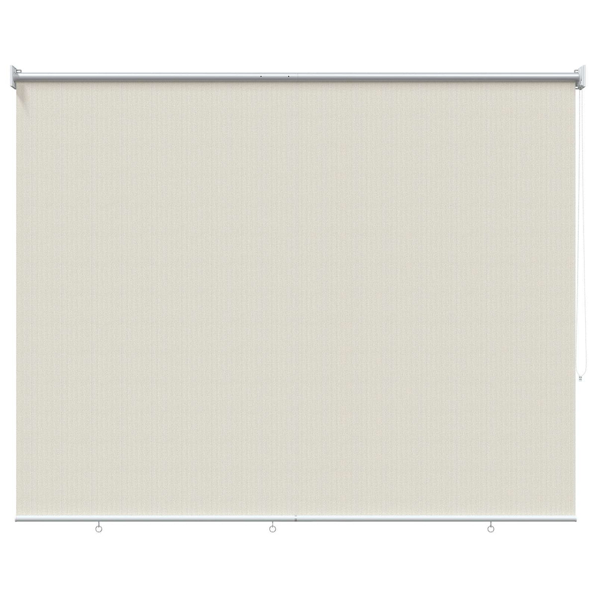 Outdoor Roller Blind 105(W)x140(H) Cream 220 cm