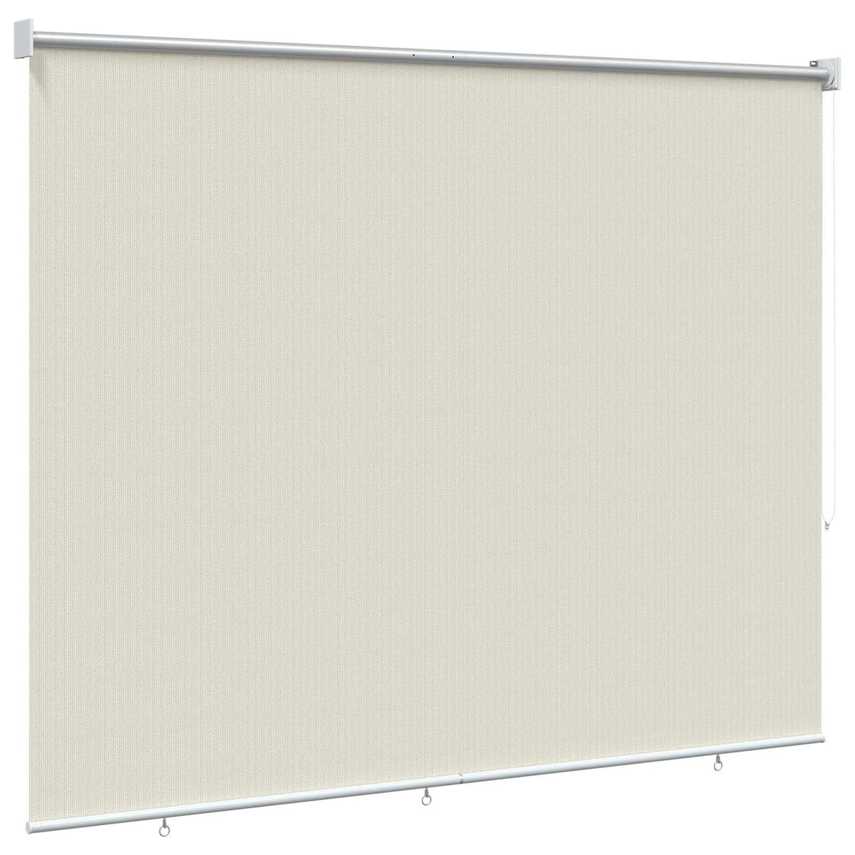 Outdoor Roller Blind 105(W)x140(H) Cream 220 cm