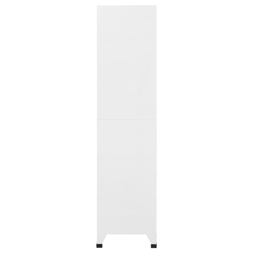 vidaXL Locker Cabinet with 12 Compartments 90x45x180 cm 5