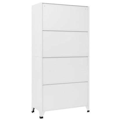 vidaXL Locker Cabinet with 12 Compartments 90x45x180 cm 4