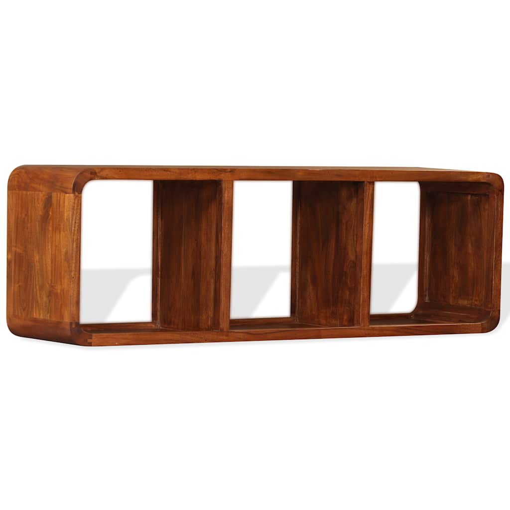 vidaXL TV Cabinet Solid Wood with Honey Finish 120x30x40 cm 2