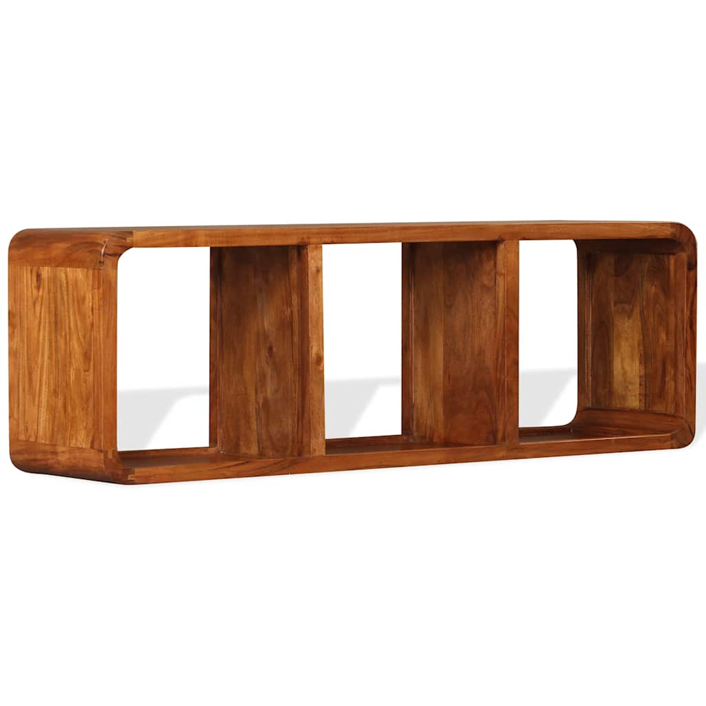 vidaXL TV Cabinet Solid Wood with Honey Finish 120x30x40 cm 5