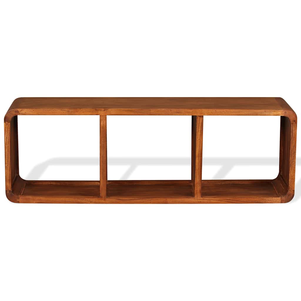 vidaXL TV Cabinet Solid Wood with Honey Finish 120x30x40 cm 6