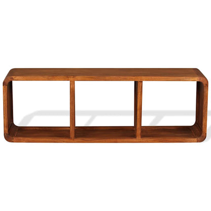 vidaXL TV Cabinet Solid Wood with Honey Finish 120x30x40 cm 6