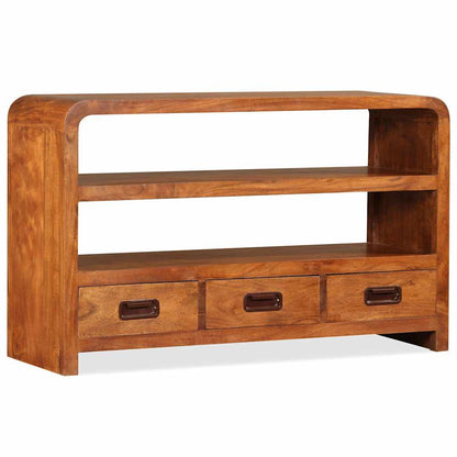 244681 vidaXL TV Cabinet Solid Wood Acacia 90x30x55 cm 3