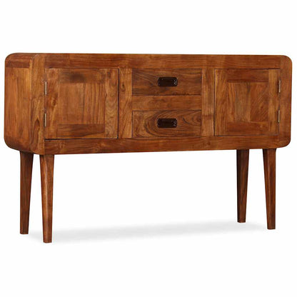 vidaXL Sideboard Solid Wood with Honey Finish 120x30x75 cm 1