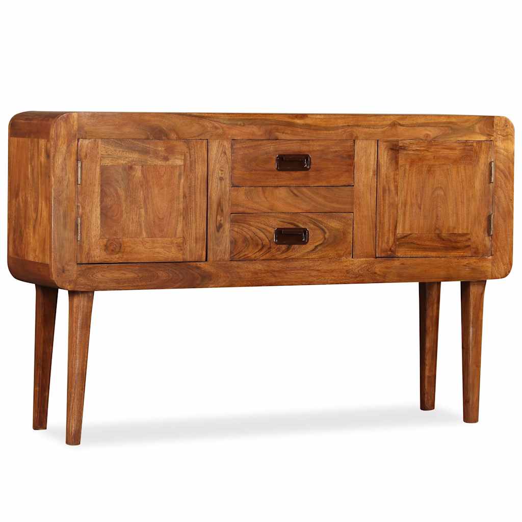 vidaXL Sideboard Solid Wood with Honey Finish 120x30x75 cm 3