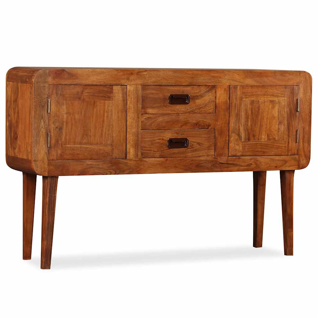 vidaXL Sideboard Solid Wood with Honey Finish 120x30x75 cm 5