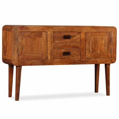 vidaXL Sideboard Solid Wood with Honey Finish 120x30x75 cm 5