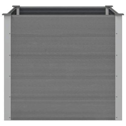 43606 vidaXL Garden Raised Bed WPC 100x100x91 cm Grey 3