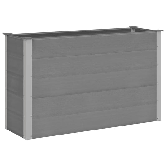 Garden Raised Bed WPC Grey Depth 50 cm 150 cm 91 cm
