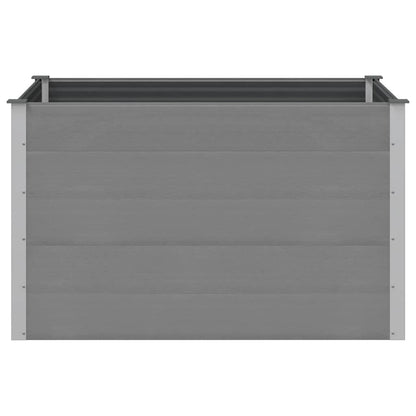 43610 vidaXL Garden Raised Bed WPC 150x100x91 cm Grey 3