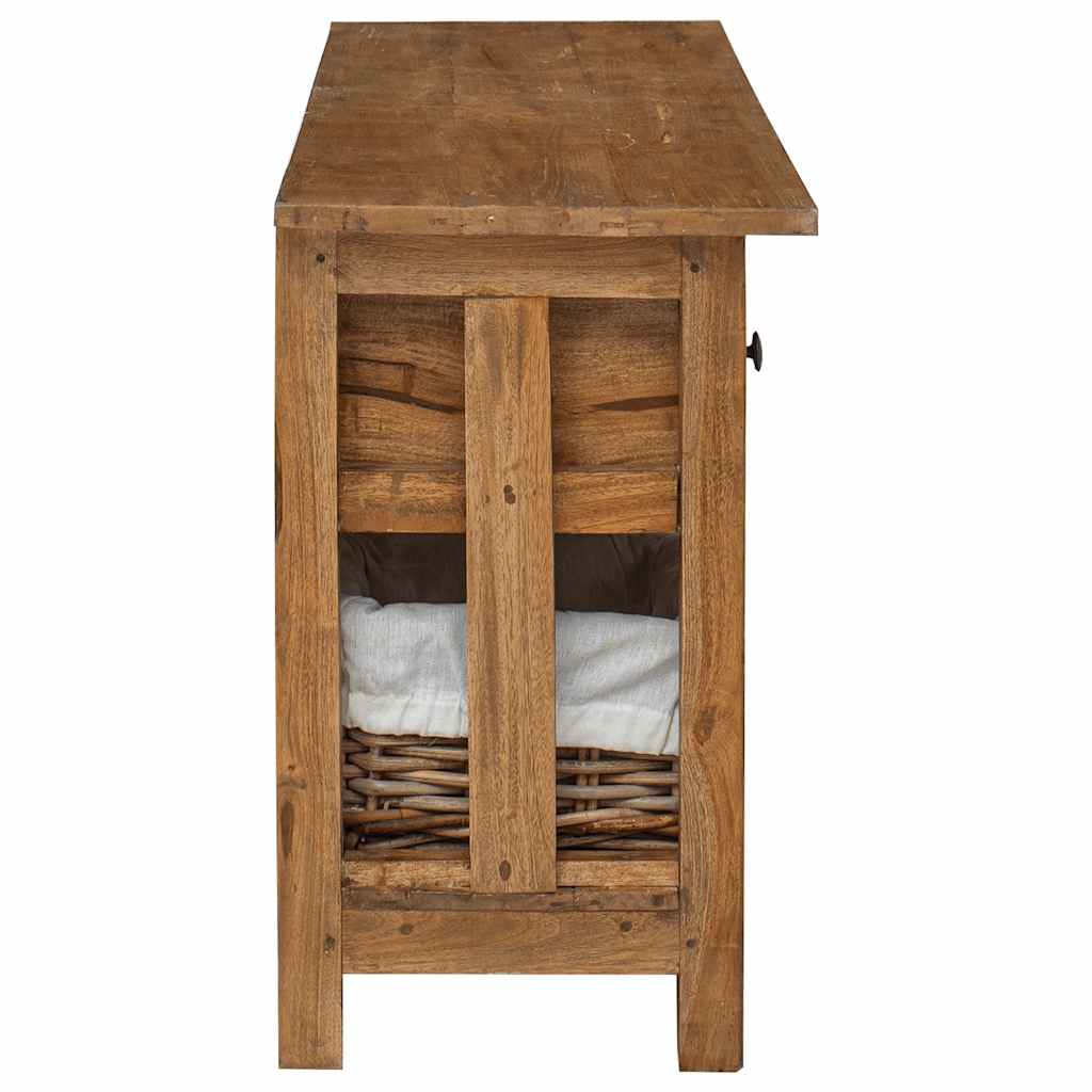 244488 vidaXL Sideboard Solid Mahogany Wood 100x30x50 cm 4