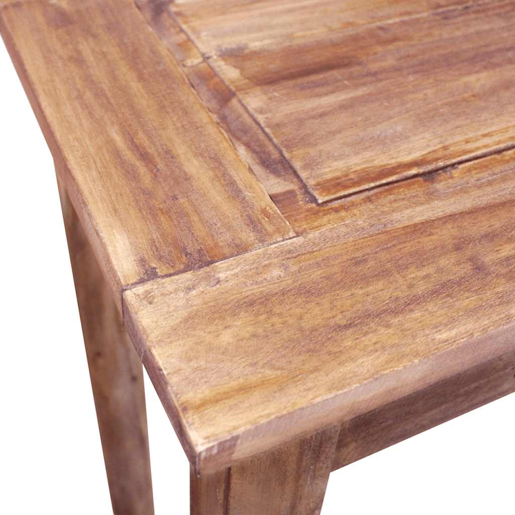 vidaXL Console Table Solid Mahogany Wood 123x42x75 cm 4
