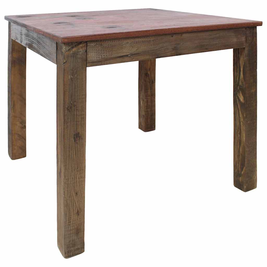 244495 vidaXL Dining Table Mixed Recycled Wood 82x80x76 cm 2