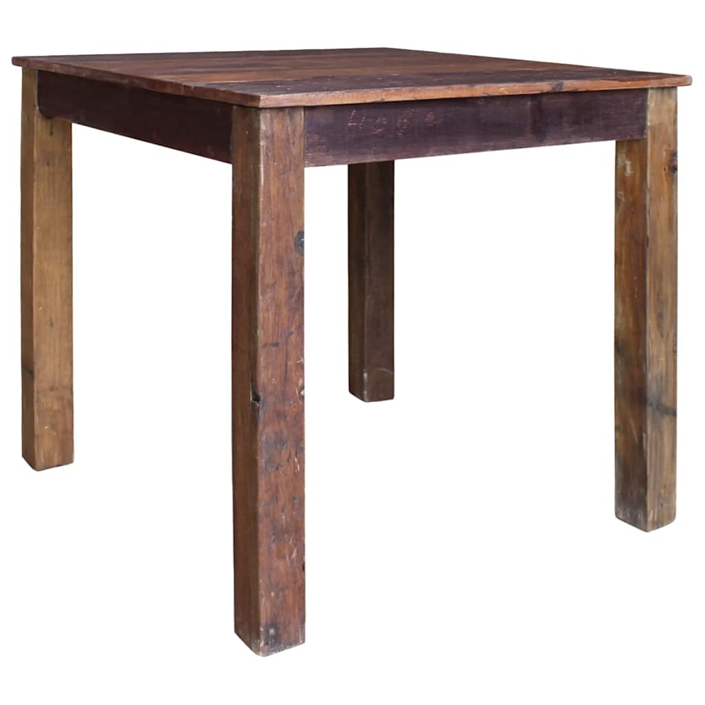 244495 vidaXL Dining Table Mixed Recycled Wood 82x80x76 cm 4