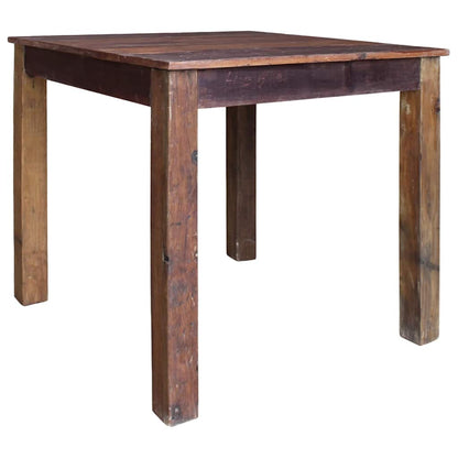244495 vidaXL Dining Table Mixed Recycled Wood 82x80x76 cm 4