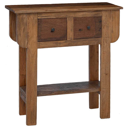 244509 vidaXL Console Table Mixed Recycled Wood 80x35x80 cm 1