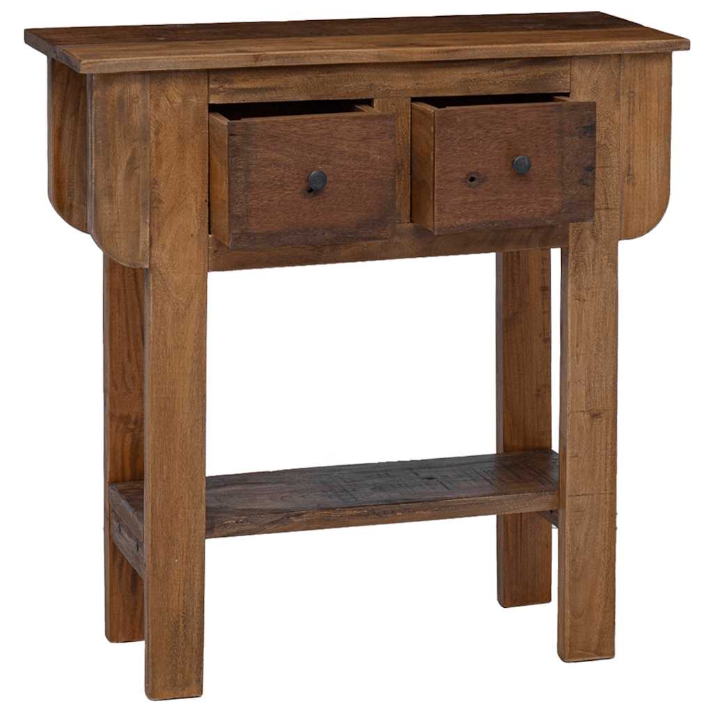 244509 vidaXL Console Table Mixed Recycled Wood 80x35x80 cm 3