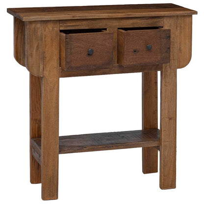 244509 vidaXL Console Table Mixed Recycled Wood 80x35x80 cm 3