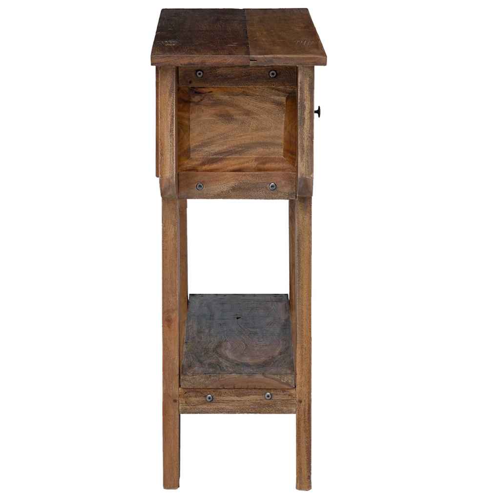 244509 vidaXL Console Table Mixed Recycled Wood 80x35x80 cm 6