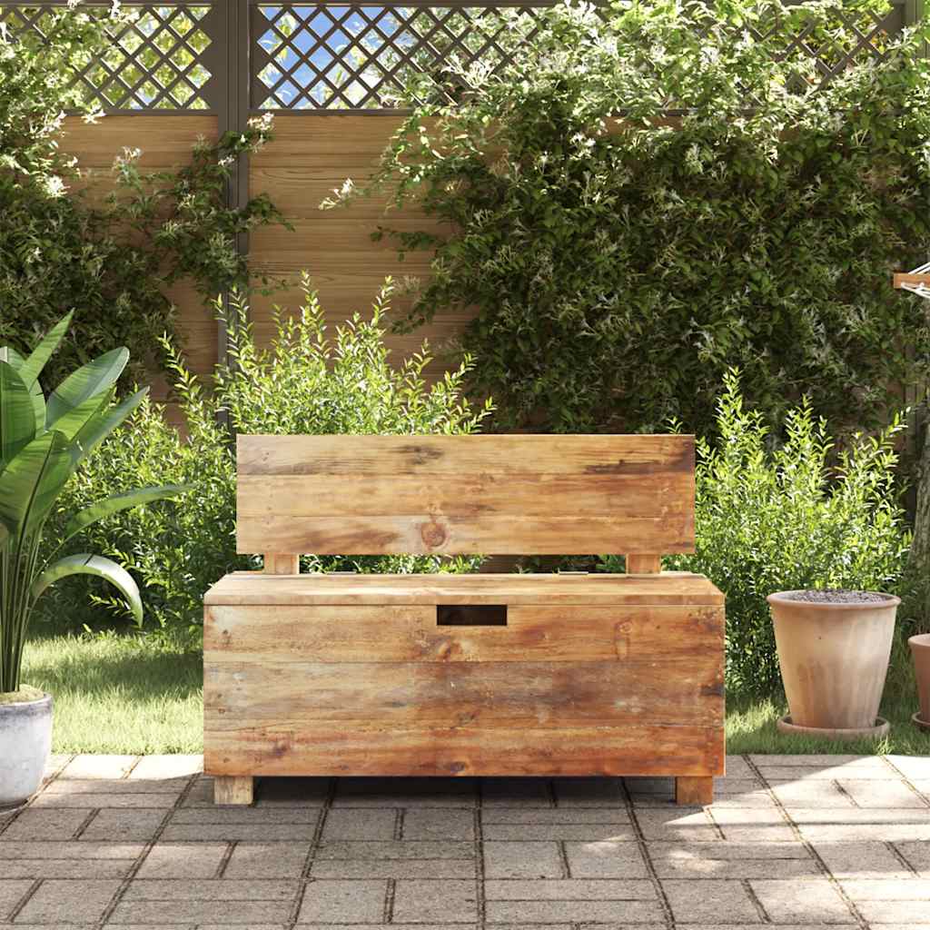 vidaXL Bench | Warm Brown | Solid Mahogany Wood | 86x40x60 cm | Entryway Bench 3