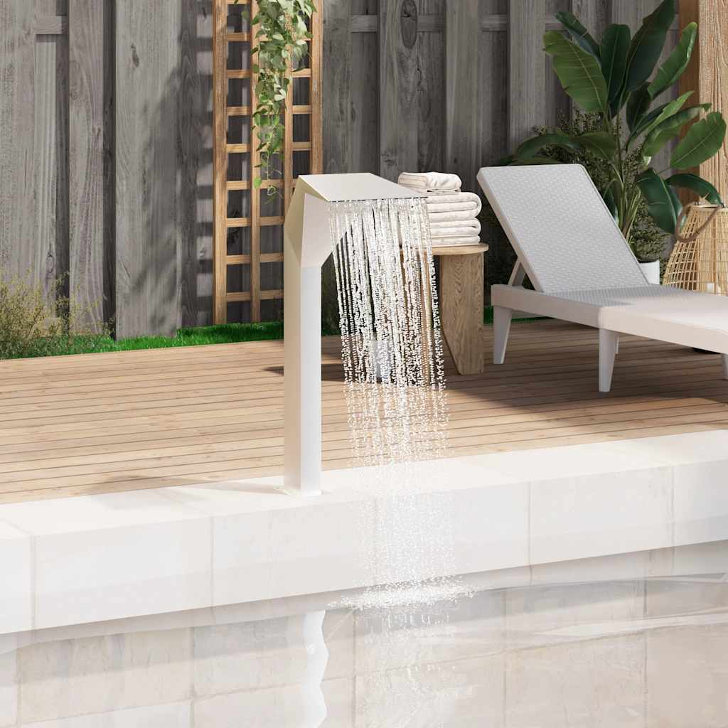 vidaXL Pool Fountain | Silver | Stainless Steel (SS 304) | Medium 1