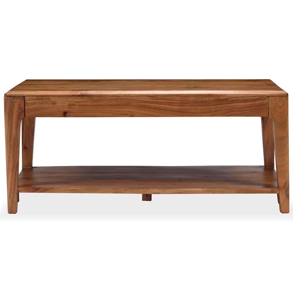 244956 vidaXL Coffee Table Solid Wood 88x50x38 cm 2