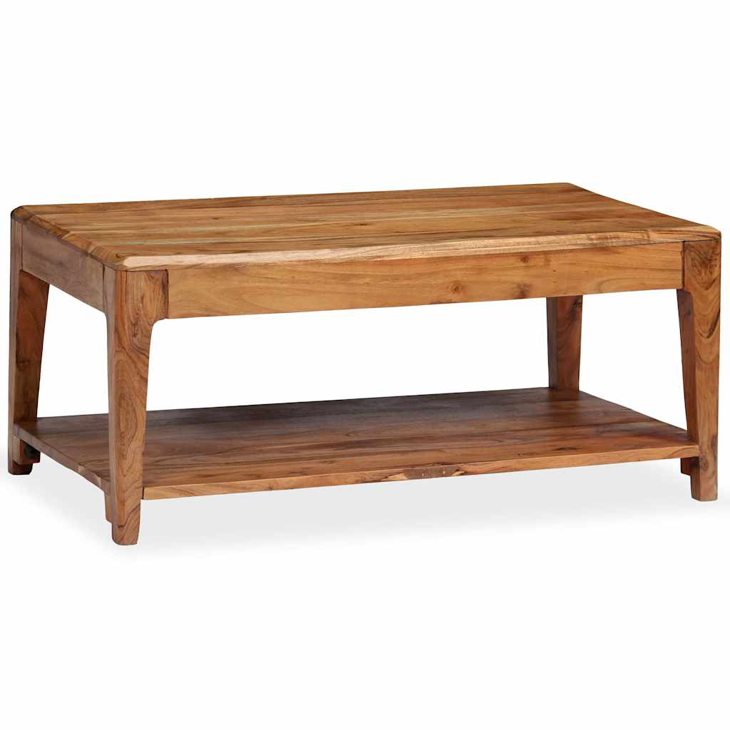 244956 vidaXL Coffee Table Solid Wood 88x50x38 cm 3