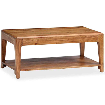 244956 vidaXL Coffee Table Solid Wood 88x50x38 cm 4