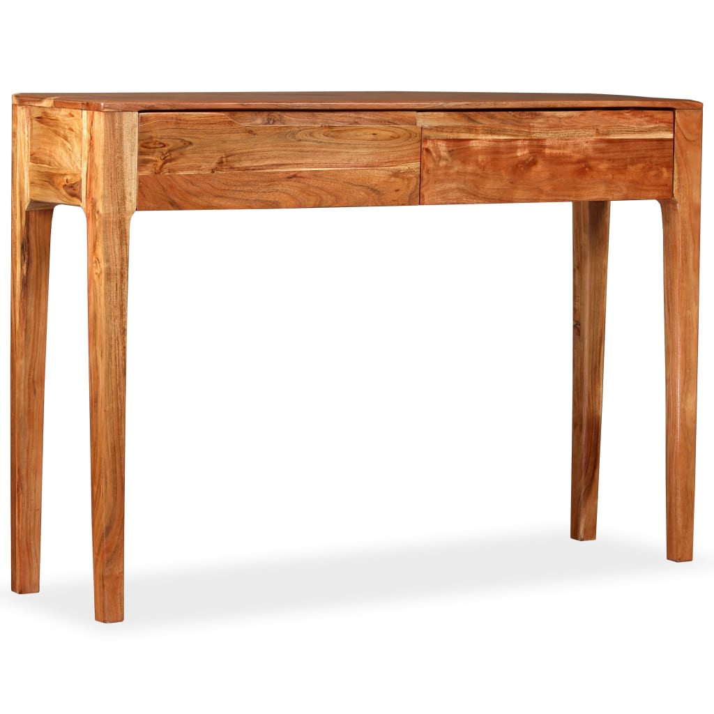 244957 vidaXL Console Table Solid Wood 118x30x80 cm 6