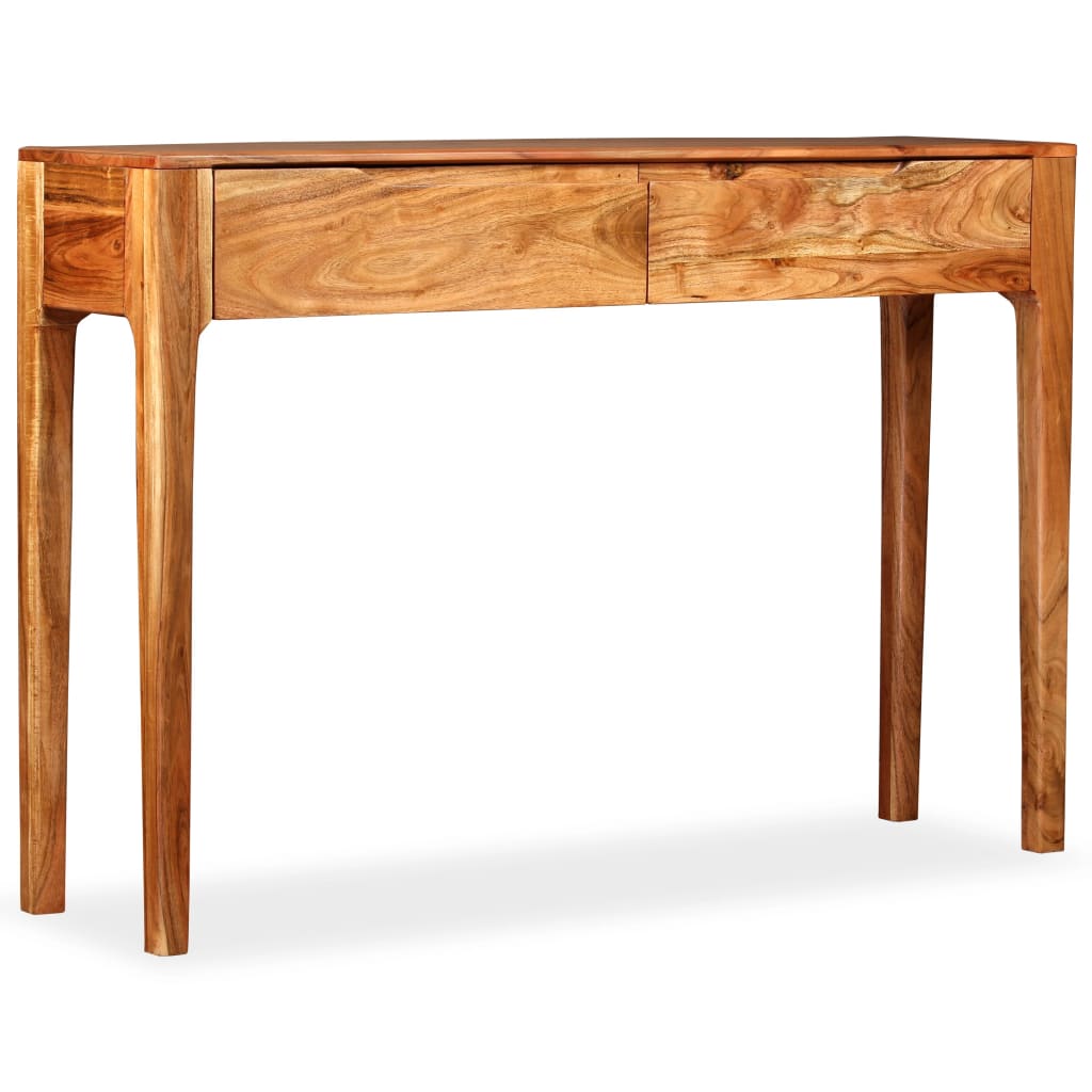 244957 vidaXL Console Table Solid Wood 118x30x80 cm 4