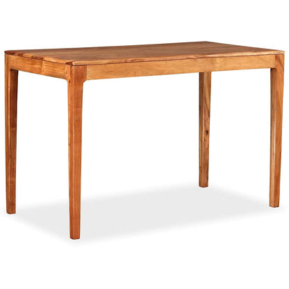 244958 vidaXL Dining Table Solid Wood 118x60x76 cm 1