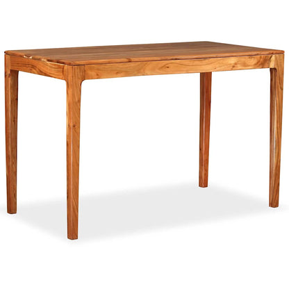 244958 vidaXL Dining Table Solid Wood 118x60x76 cm 4