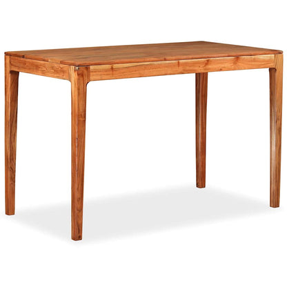 244958 vidaXL Dining Table Solid Wood 118x60x76 cm 6