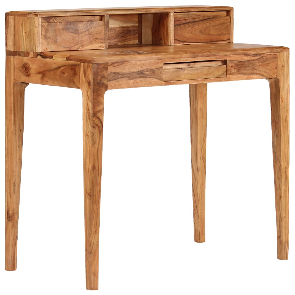 244959 vidaXL Writing Desk with Drawers Solid Wood 88x50x90 cm 5