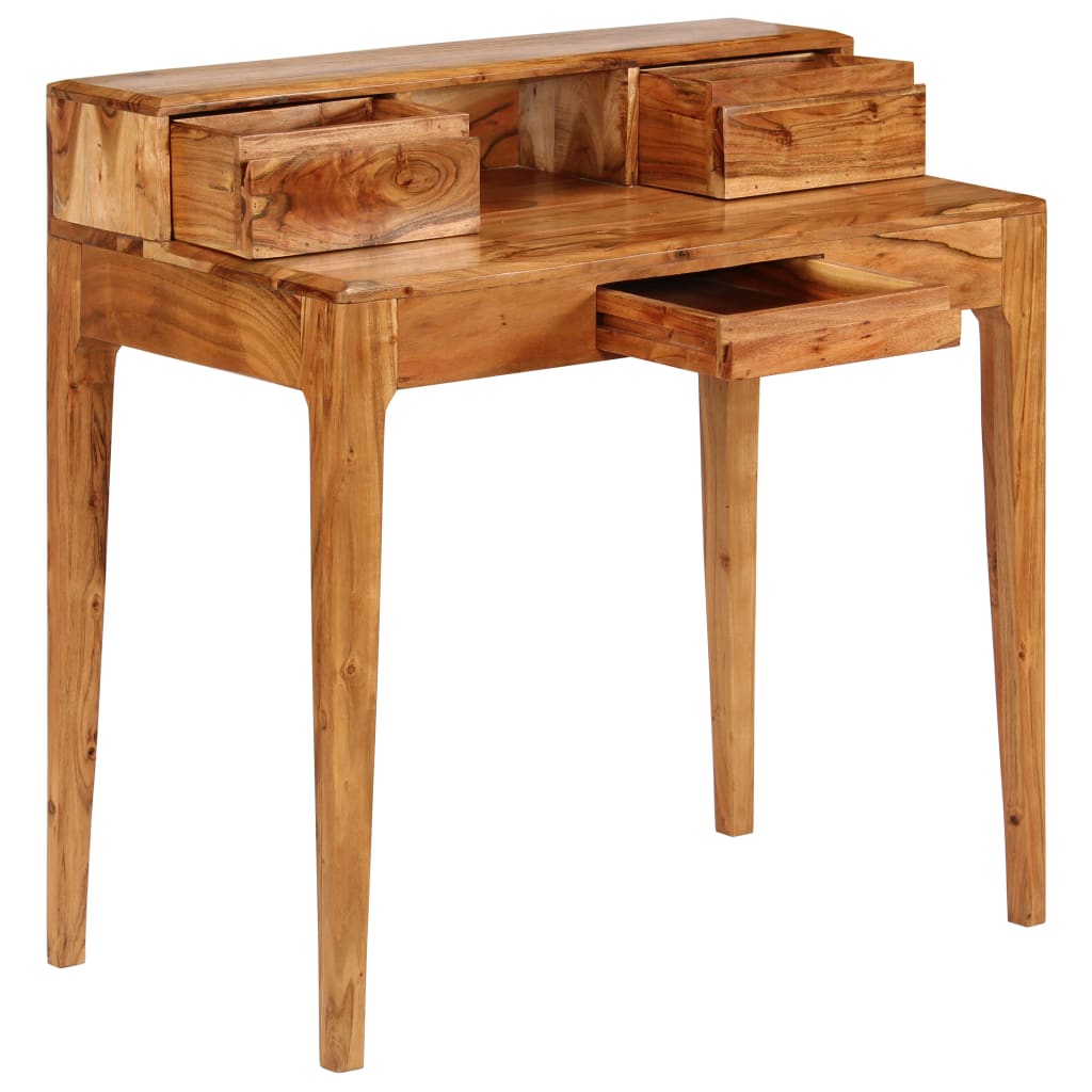 244959 vidaXL Writing Desk with Drawers Solid Wood 88x50x90 cm 3