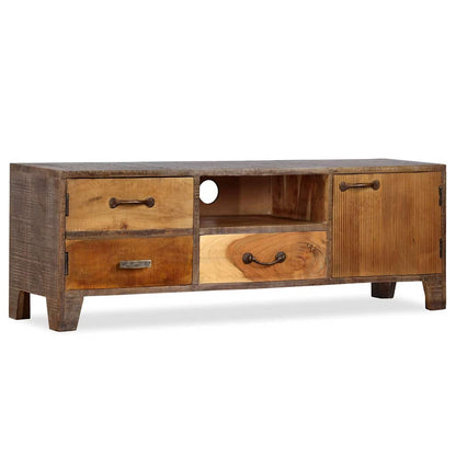 244967 vidaXL TV Cabinet Solid Wood Vintage 118x30x40 cm 6